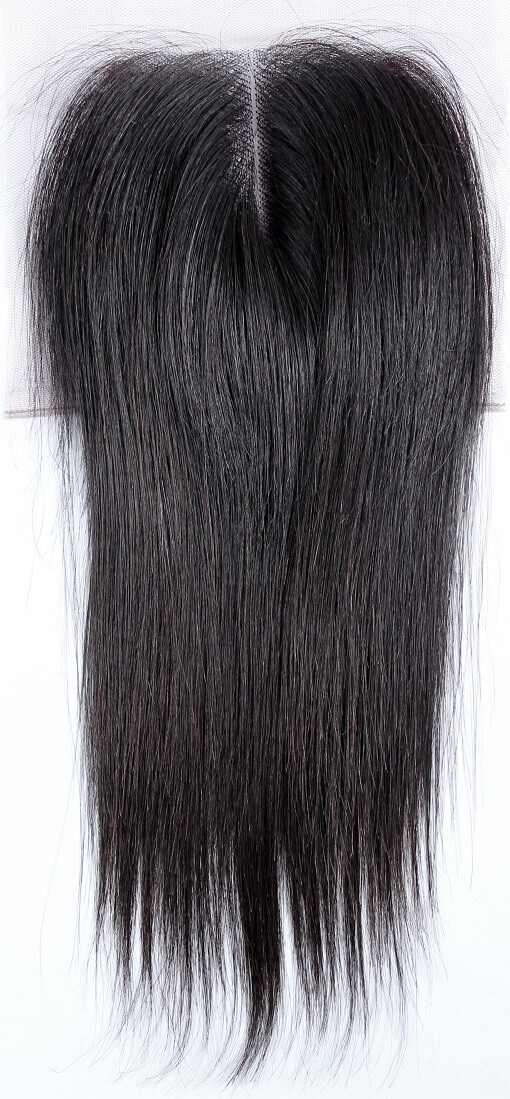 Natural Straight Closure Top